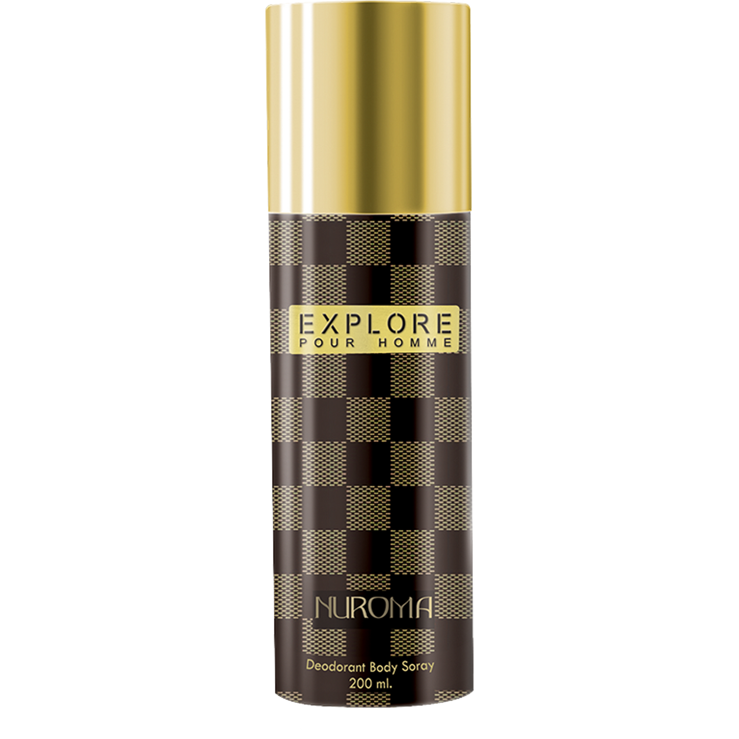 NUROMA_DEO_EXPLORE LEATHER BROWN_200 ML